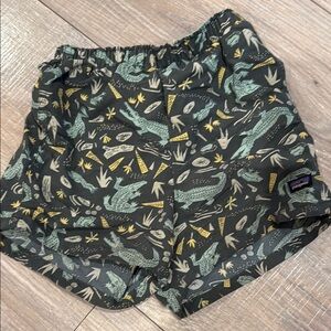 Patagonia baggies Shorts with Alligator Print